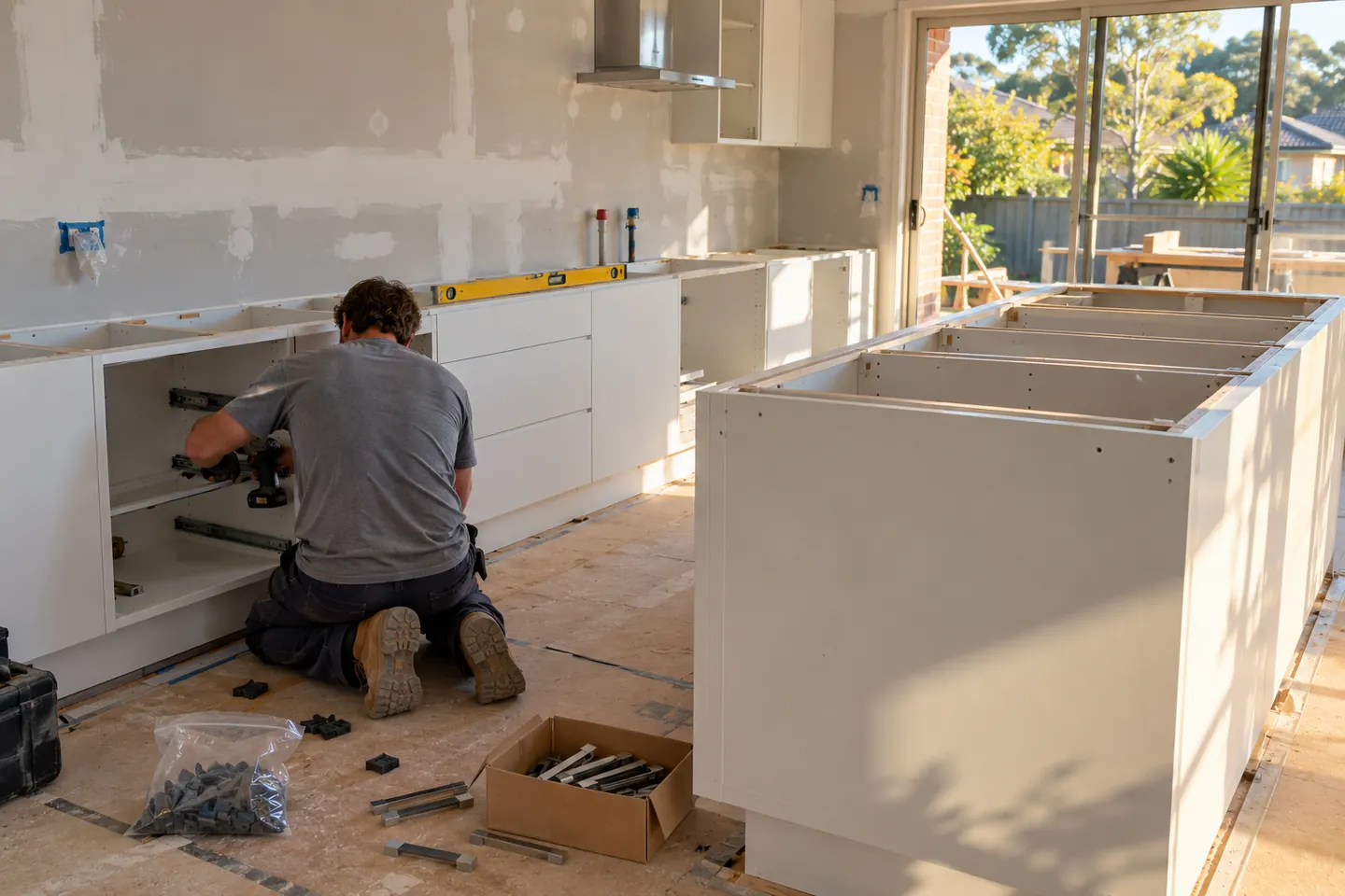 Kitchen renovation detail, the Camden area